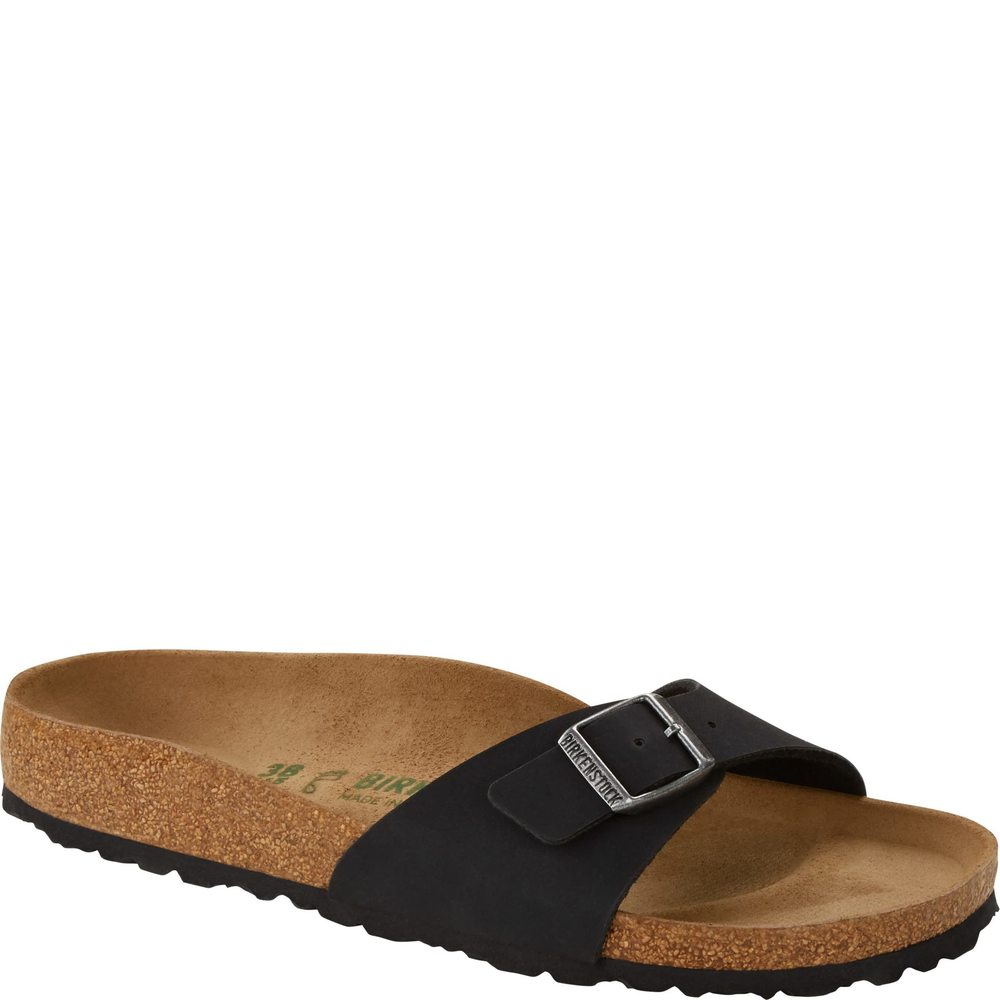 Birkenstock Madrid Birkibuc Vegan Earthy Black Us Women Men